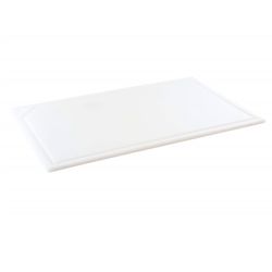 Tabua Corte Canaleta polietileno - Branca 60 x 40 - Especial