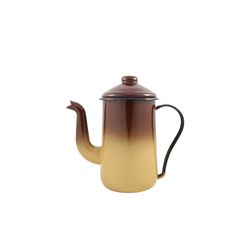 Bule Cafeteira tradicional  Agata 1,5L Marrom Bege Mãe Agata