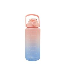 Garrafa Squeeze de Plastico Degrade AS Motivacional 2 Litros ROSA