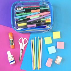 Kit Estojo Recheado Universitário Escolar