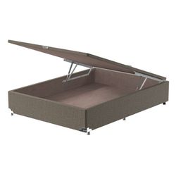 Box Baú Solteiro Probel Luxo Suede