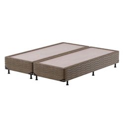 Base Box King Bipartido Tela Probel