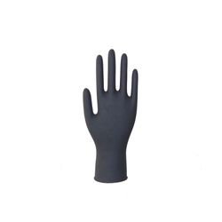 Luvas do chef pretas (10 unidades) - Latex - G
