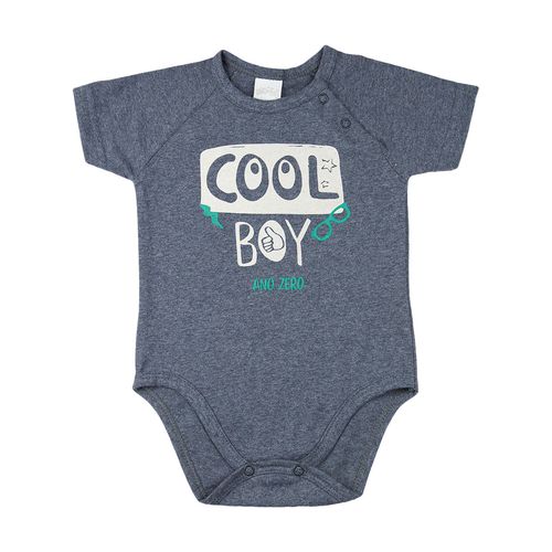 Body Bebê Malha Colore Soft Touch Cool - Marinho