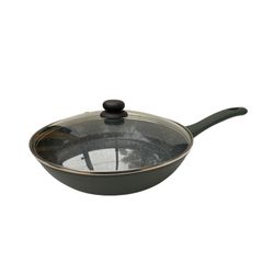 Frigideira indução Revestimento Ceramico Jade com tampa 24cm