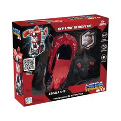 Carrinho Transformável Controle Remoto Megaformers Auto Neptune Vermelho Multikids - BR1651