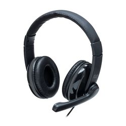Headset Pro Conexão USB Cabo de 210cm Cancelamento de Ruído Driver 40mm Potência 30mw Preto - PH317