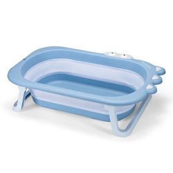 Banheira Infantil Retrátil 38 Litros Crocodilo Multikids Azul - BB1101