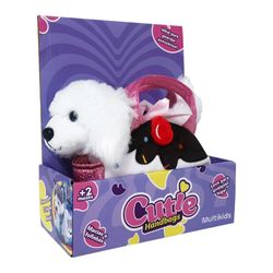 Pelúcia Cutie Handbags Poodle Rosa Multikids - BR1716