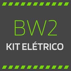 Kit Elétrico Bicicleta BW2 Azul Watts - VM100KB