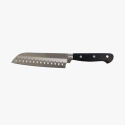 Faca Santoku de 7 Pol -  cabo preto abs