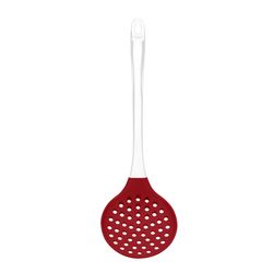 Escumadeira de Silicone com Cabo de Acrílico Vermelho Up Home - UD035