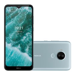 Smartphone Nokia C30 4G 64GB Tela HD+ 6.82 pol 2GB RAM Câm Dupla 13MP+Selfie 5MP Android 11  NK043OUT [Reembalado]