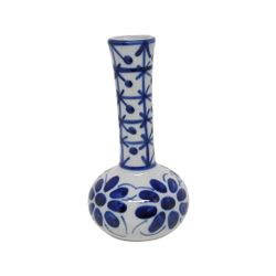 Vaso Solitario Colonial 16 cm Pintado a mão - Monte Sião