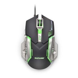 Mouse Gamer 2400DPI Preto e Cinza Multi - MO269OUT [Reembalado]