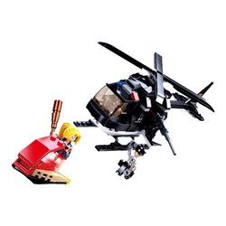 Blocos de Montar Helicóptero da Policia 221 Peças Multikids - BR1459