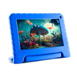 Tablet Infantil Kid Pad Azul 64GB + Tela 7 pol + Wi-fi + Android 13 + Quad Core Multi - NB410OUT [Reembalado]