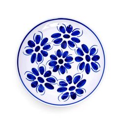 Prato sobremesa 18,5 cm, pintado a mão Monte Sião - Vintage