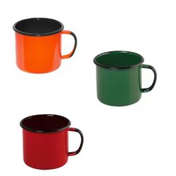 Conjunto de 3 canecas em Agata  (70 ml) multicor da ROÇA