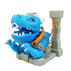 Brinquedo Fantoche de Plastico Dragão Shard com Som e Animação Azul Multikids - BR2266